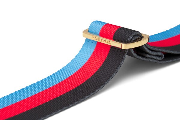 The Crossbody Bag Strap: Rainbow Striped Webbing Edition