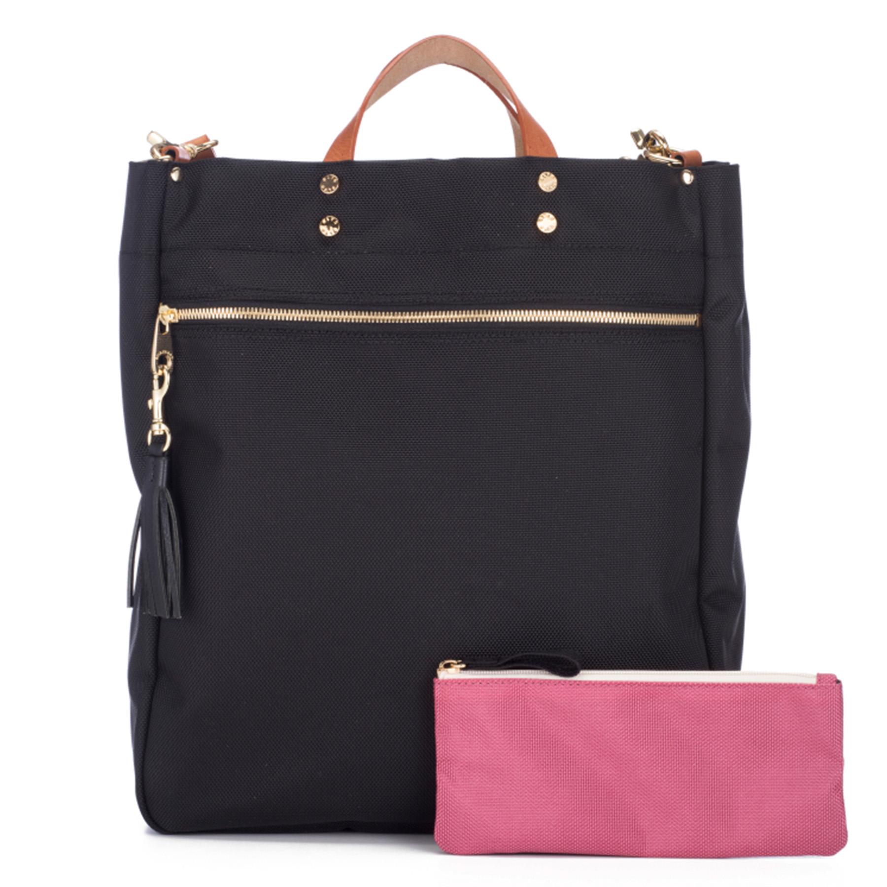 ◆OVHEE◆ Betty Nylon Tote Bag Sand Beige P00000RL Veronica Tote | Nude Saffiano Leather – Stacy Chan Limited